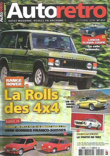 Auto retro 412 - n°412, rover