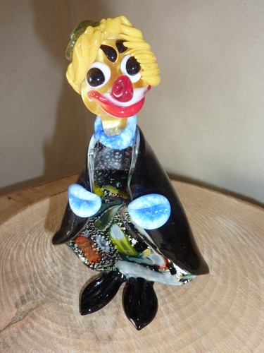 Vintage clown sculpture - vintage,