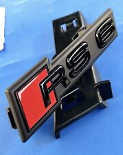 LOGO AUDI RS6 Noir CALANDRE A6 S6  BADGE ORIGINAL 4K0853736DT94 OEM + SUPPORT