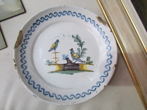 Ancienne assiette creuse - assiette,