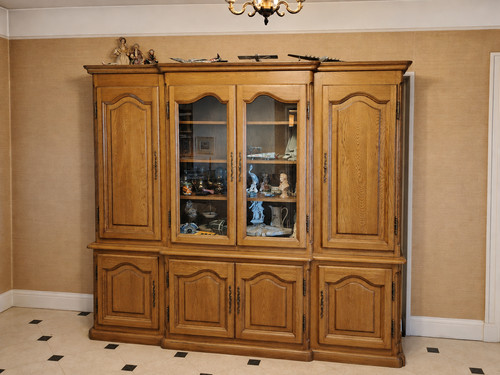 Buffet vaisselier bois massif - buffet,