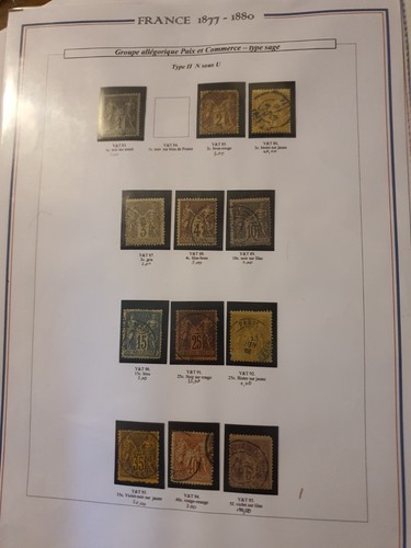 Anciens timbres france - timbres,