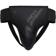 RDX, Leather Abdo Gear, Jockstrap Abdominal Protector, Black, Groin Guard,