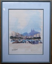 Tableau aquarelle de Christian