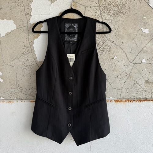 90s guess black pinstripe - guess,