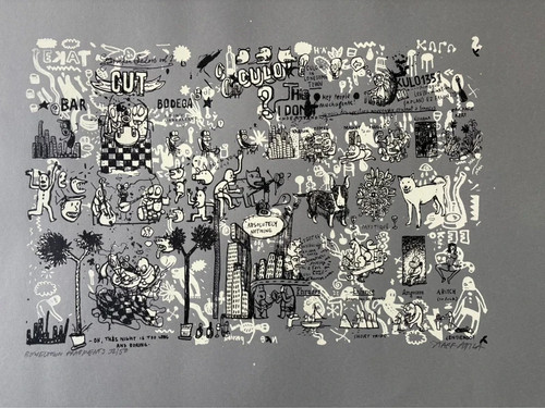 Lithographie stark attila - lithographie,