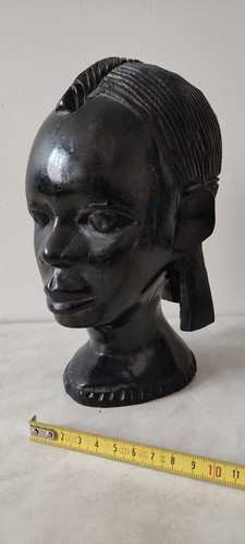 Tête africaine ébène - tête, art
