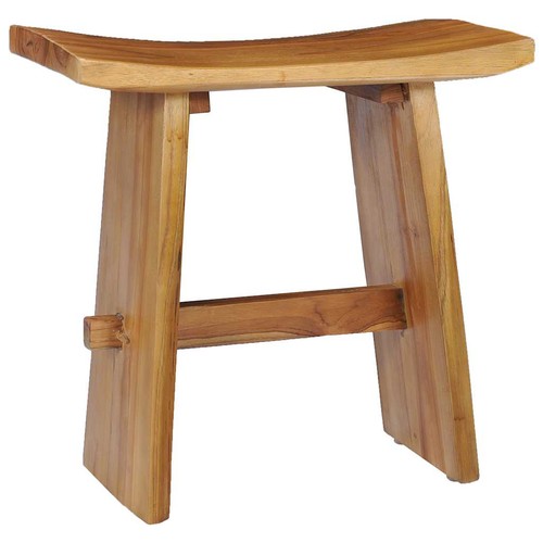 Bois teck massif tabouret - bois, de