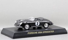 Kyosho 1/64 Porsche Collection Ver 3 Porsche 356A Speedster 1955 Black No.2