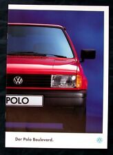 VW Polo 86C 2F Boulevard brochure 8/1993 hatchback and coupe