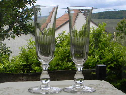 Flutes champagne - flutes, à