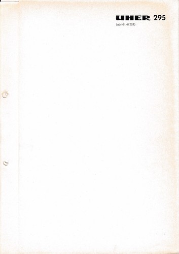 Service schéma pour uher - service, 295