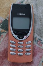 Nokia 8210 Vintage Cell Phone NOT WORKING Orange FOR PARTS RESTORATION