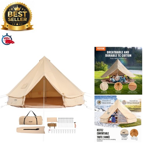 Vevor tente cloche toile - tente, 4