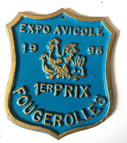 Aluminium plate concours - plate,