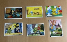 Lot de 6 Images Panini LES SCHTROUMPFS de 1983