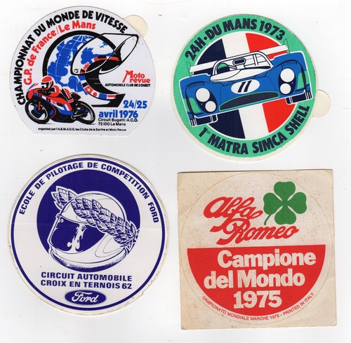 Autocollants vintage voiture - 4,