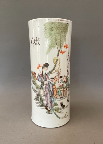 Roll vase china porcelain - vase,, china,