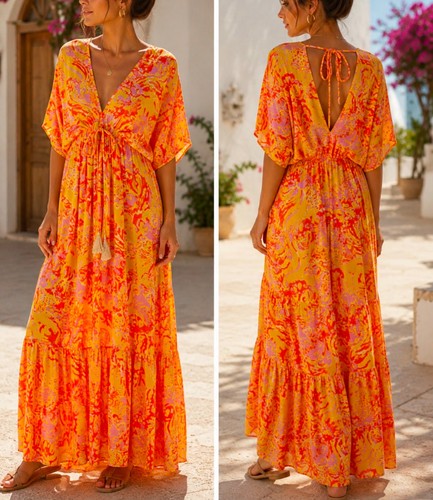 Très longue robe - 💛, bohème