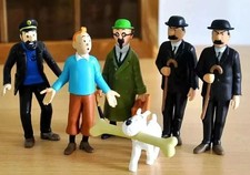 6pc/Set The Adventures Of Tintin PVC Cake Toppers Action Figures Set 3