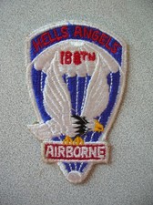 Badge insigne patch Hells Angels 188th Airborne