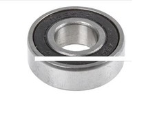 2 Roulements à billes 6202-2RS, Rainure profonde, Acier, 15mmx35mm
