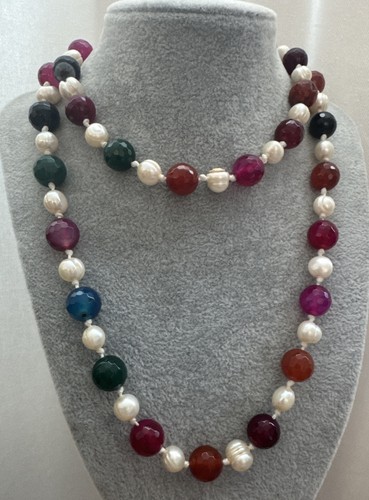 Collier vintage perles - collier, en