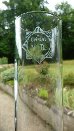Ancien verre lampe - verre,