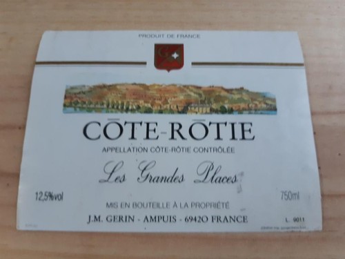 étiquette vin côte - vin, rôtie