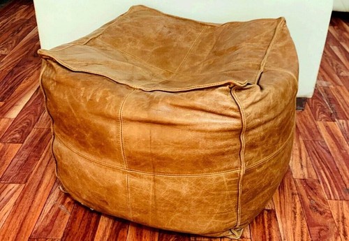 Tabouret ottoman carré fait