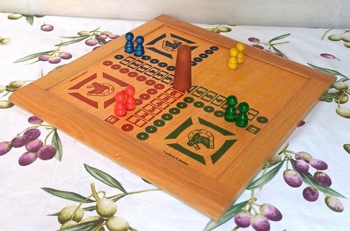 Jeu petits chevaux bois - de, en
