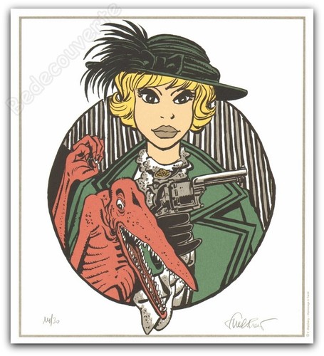 Affiche sérigraphie walthéry - affiche,