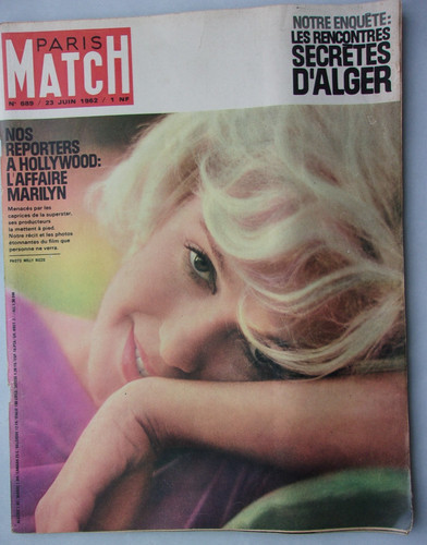 Paris match 1962 - paris, marilyn