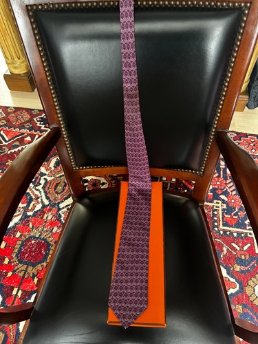 Cravate hermes soie - cravate, veritable