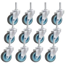 M12×30mm Roulettes Pivotantes 50 mm Roulettes pour Meubles 12 Pcs Roulette Ch...