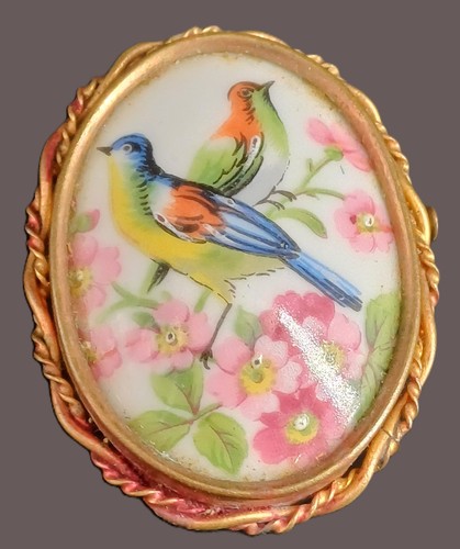 Broche émaux limoges - émaux,