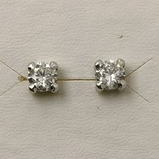 Boucles D'Oreilles Or Blanc