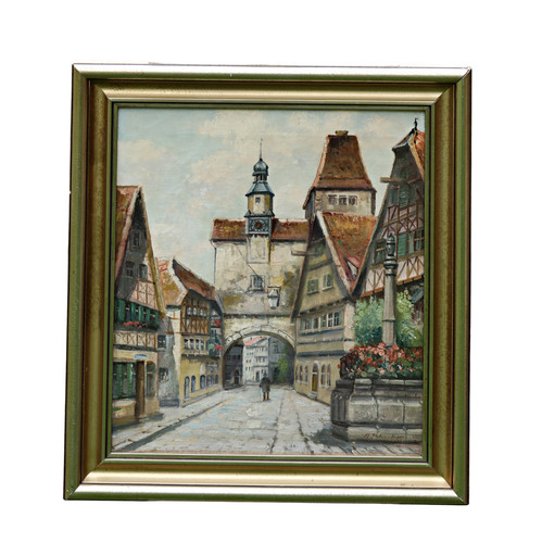 Tableau huile sur toile - huile,