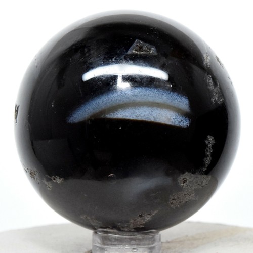Boule pierre polie agate - pierre,