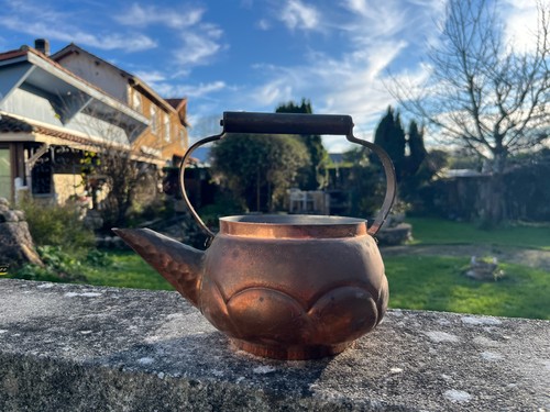 Bouilloire ancienne cuivre - bouilloire, en