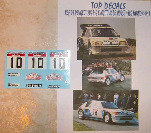 Additif peugeot 205 t16 - additif,