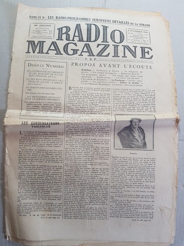 Rare tsf radio magazine old - rare,