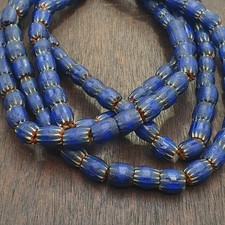 Collier vintage perles chevron