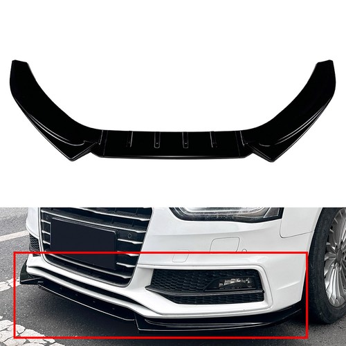 Glossy black front bumper - bumper, lip