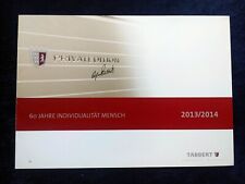 Tabbert Privedition 60 years brochure 2013 2014