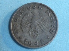 GERMANY 3rd REICH WWII ZINC 10 PFENNIG 1940-1945 NAZI SWASTIKA ISSUE FROM £2.95