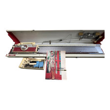 BROTHER KH-220 Knitting Machine w/ Manual - Rare, No Toolbox Lid - Yarn Compati
