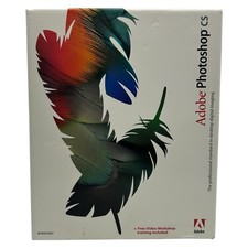 Adobe Photoshop CS Software CD w/ License Key User Guide Book & Original Box