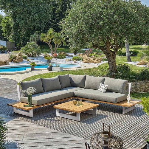 Salon angle jardin - d'angle, de