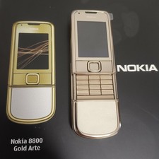 RARE GENUINE NOKIA 8800 GOLD ARTE BROWN 8800a/WHITE 8800e UNLOCKED MOBILE PHONES